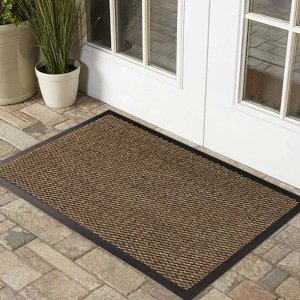Brown Heavy Duty Washable & Non Slip Industrial Barrier Mats Indoor And Outdoor