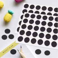Flexible Magnetic Adhesive Dots with Strong Adhesive Backing