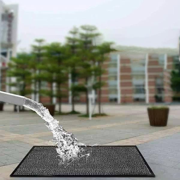 Grey Dust & Water Resistant Heavy Duty Hard Wearing Indoor And Outdoor Barrier Mats 