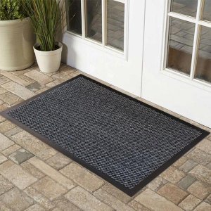 Grey Dust & Water Resistant Heavy Duty Hard Wearing Indoor And Outdoor Barrier Mats 