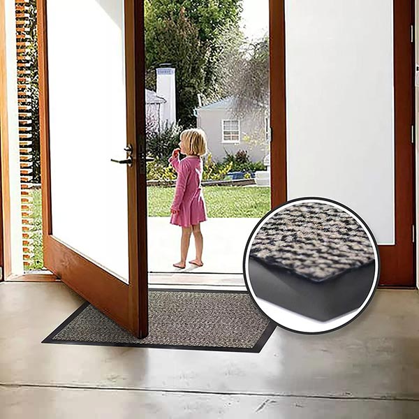 Heavy Duty & Washable Non Slip Rubber Barrier Mats Hard Wearing Indoor And Outdoor